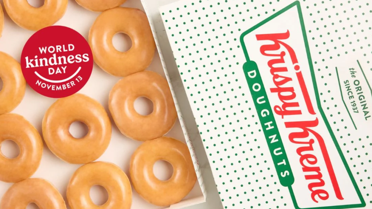 free doughnuts krispy kreme