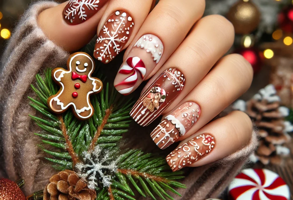 gingerbread nails